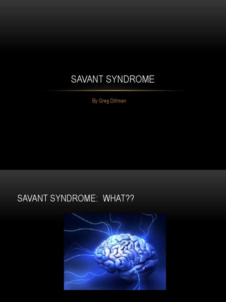 Savant Syndrome