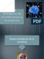 Bases Biológicas de La Mot y Emocion