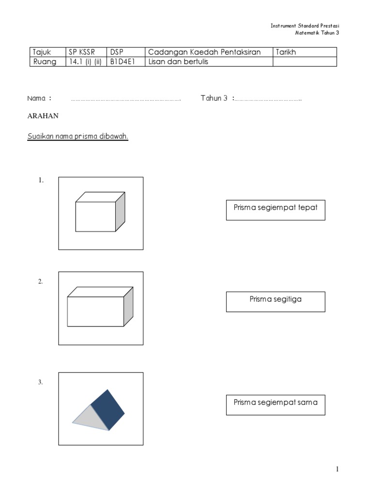 Soalan Matematik Pdf