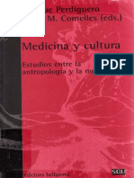 Medicina y Cultura. Estudios entre la antropología y la medicina medicina - Enrique Perdiguero y Josep Comelles (Eds.).