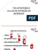 Agentes Extintores e Táticas de Combate A Incêndio