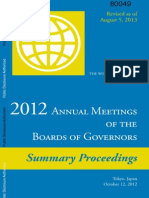 World Bank Annual Meeting of Board of Governors