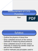 Measurement of CVS Function