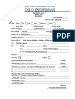 Application Registration Form