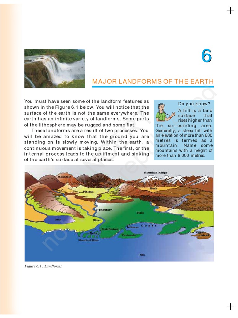geography for class 6 Plateau Mountains