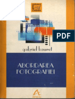 Abordarea Fotografiei - Gabriel-Bauret