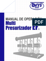 Manual Multi Presurizador EF