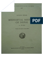 Mediaeval History of Nepal by Lucian Petech (1984)