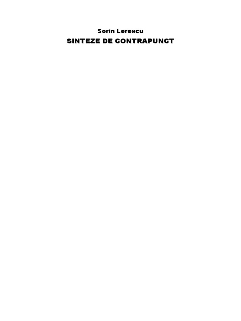 Contrapunct Manual | PDF
