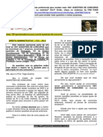 1-7) 1001 QUESTÕES DE CONCURSO - DIREITO ADMINISTRATIVO - FCC - 2012