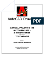 Autocad 2d Para Topografia Alberto Astacio