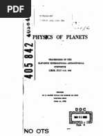 Morning of the earth “Massive” 7’6 1962 - Physics of Planets | PDF | Noyau planétaire | Terre