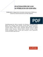 La Privatización Del Sector Público en España