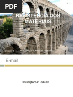 RESISTÊNCIA DOS MATERIAIS- aula 1 e 2