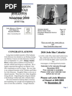Download Jodo Mission of Hawaii Bulletin - November 2009 by Ryan SN21276217 doc pdf