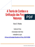 Teoria das cordas e Teoria da Unificação