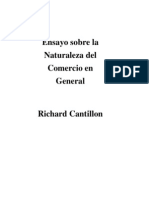 Cantillon - Naturaleza Del Comercio en General