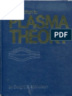 Dwight R Nicholson Introduction To Plasma Theory 1983