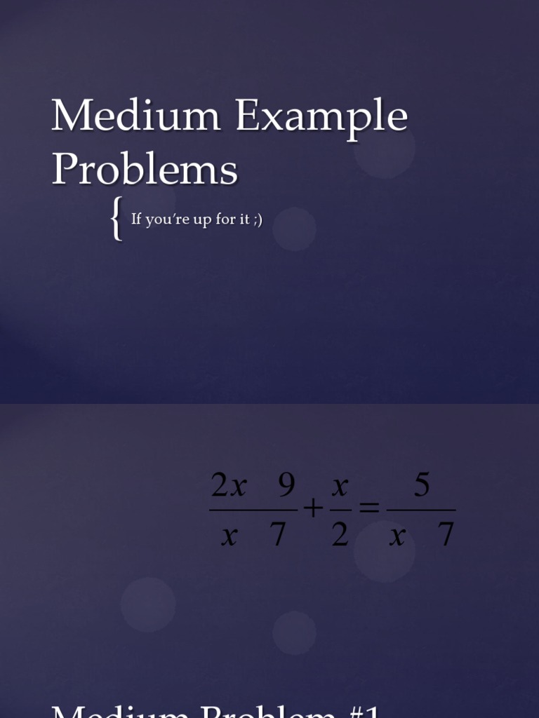 Example Problems2 | PDF