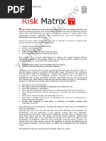 Risk Matrix