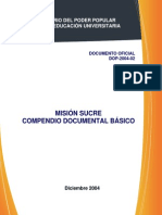 Misión Sucre Compendio Documental