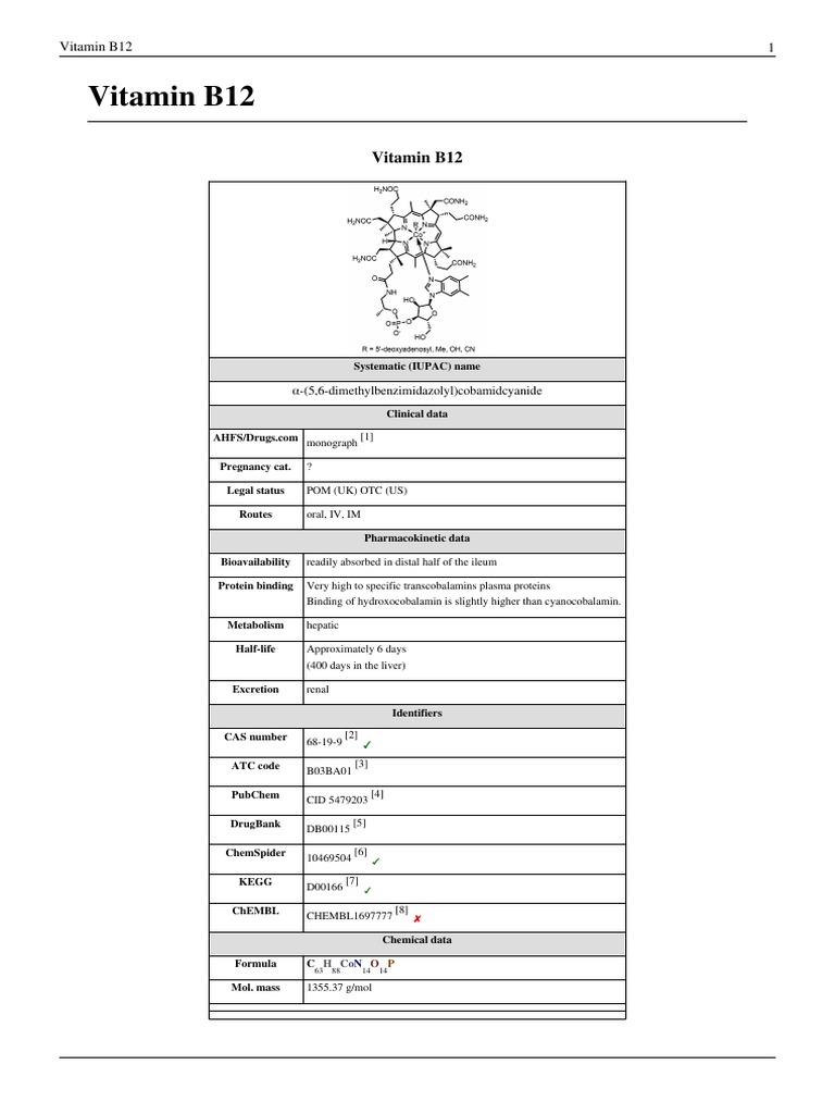 Vitamin B12 PDF Vitamin B12 Folic Acid