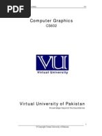 CS602 Computer Graphics PDF Handouts Virtual University