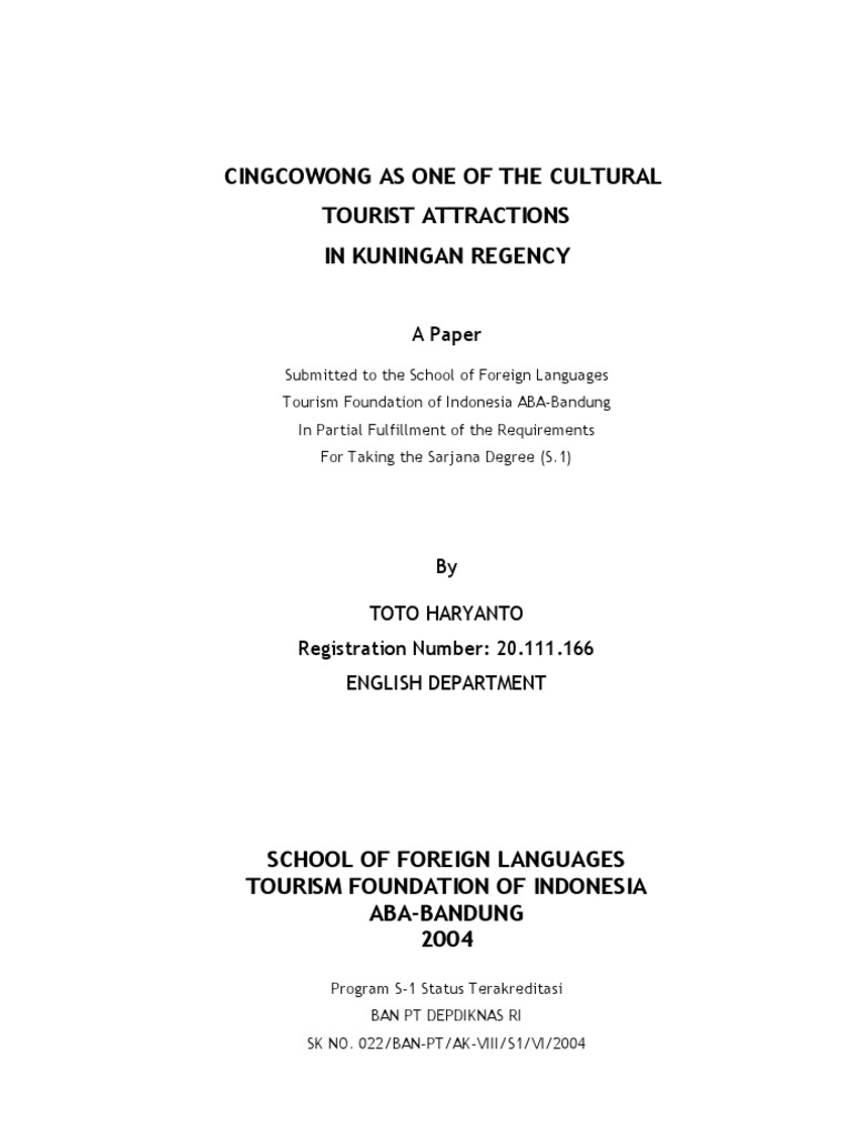 Cingcowong: Kuningan's Cultural Gem | PDF | Tourism | Indonesia