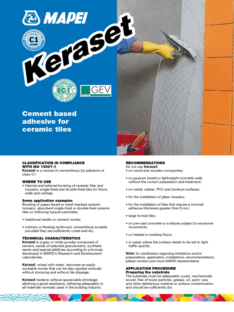 Adhesive for Ceramics Adhesive Tile