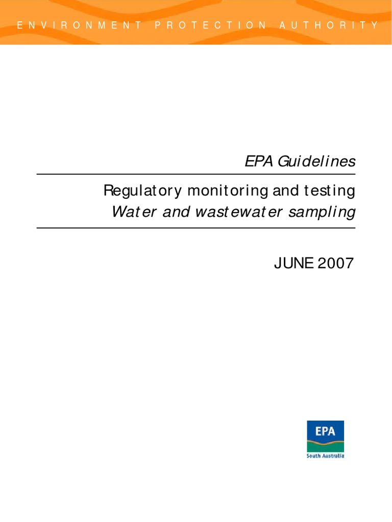 EPA Guidelines - Regulatory Monitoring and Testing Water and Wastewater ...