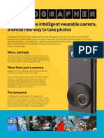 Autographer Product Sheet