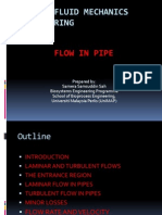 Flow in Pipe