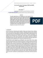 An Investigation Into CO Laser Trimming of CFRP and GFRP Composites