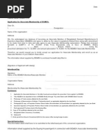 BGMEA Membership Application Buying House