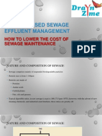 Enzyme Based Sewage Effluent Management 