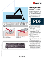 Cierrapuertas hidráulico Würth WGR F3-6