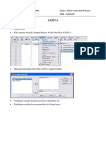 Spss - Anova