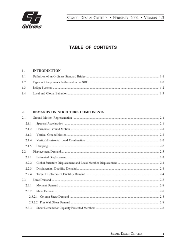 Caltrans Deep Foundation Column