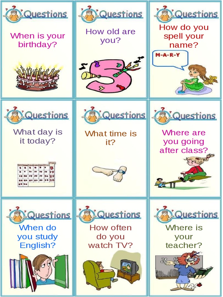 Conversation Cards Questions1 | PDF