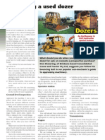 Appraising A Used Dozer: An Earthmover & Civil Contractor Special Feature