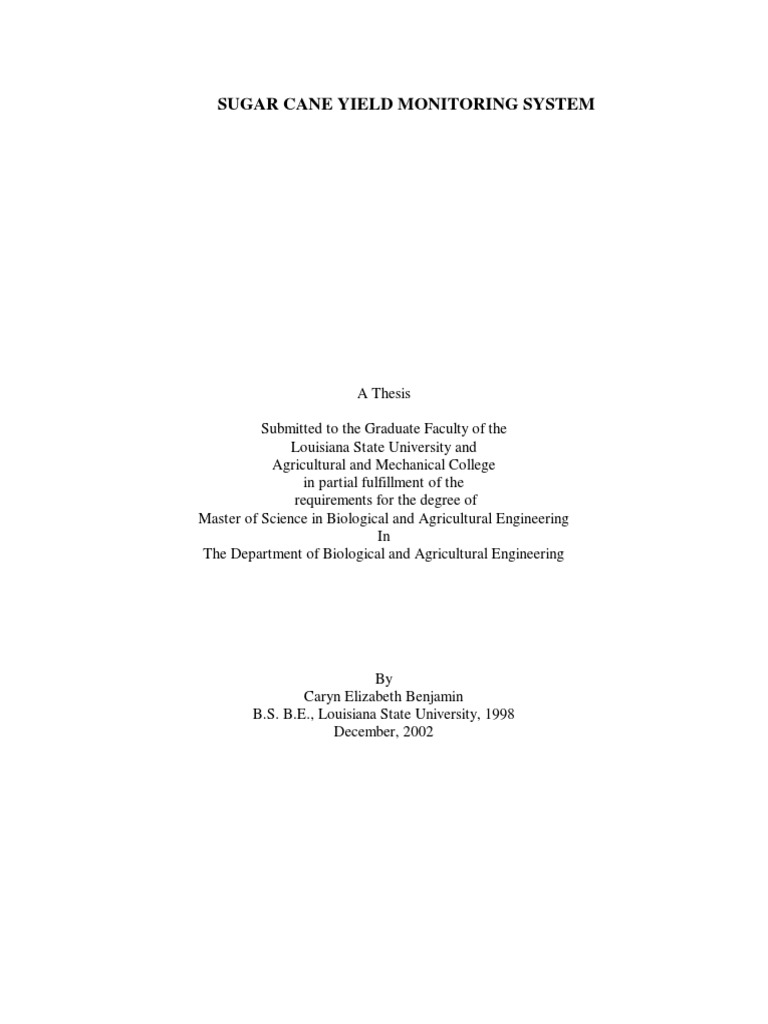 Term paper about sugarcane picture