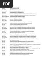 ASHRAE Guidelines and Standards List | PDF | Hvac | Air Conditioning