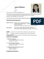 Maryjeanvillaluna Resume