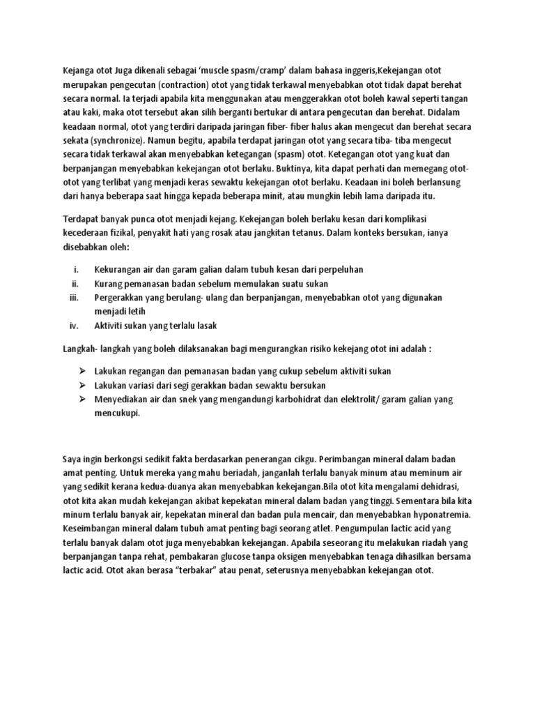 Kejang Otot Pdf