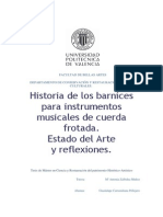 Historia de Los Barnices Para Instrumentos de Cuerda Frotada_ Estado Del Arte y Reflexiones