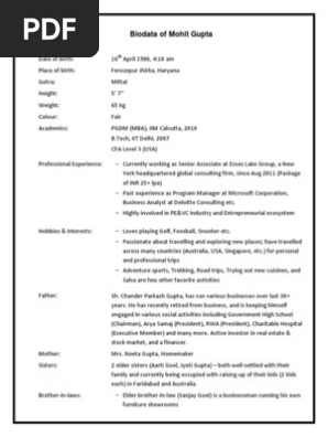 Biodata