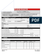 Application For Audition Form4