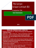 Perijinan Limbah Perizinan - PLB31