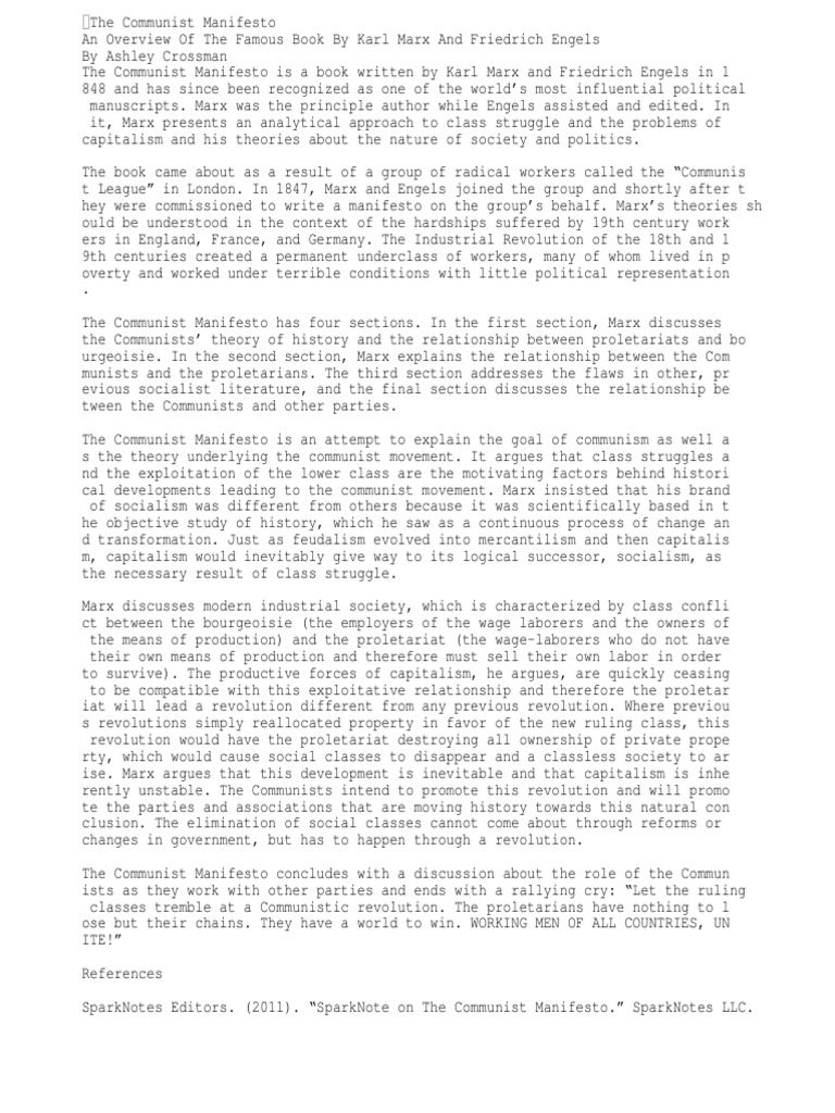 Communism argumentative essay image