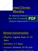 Abnormal Uterine Bleeding